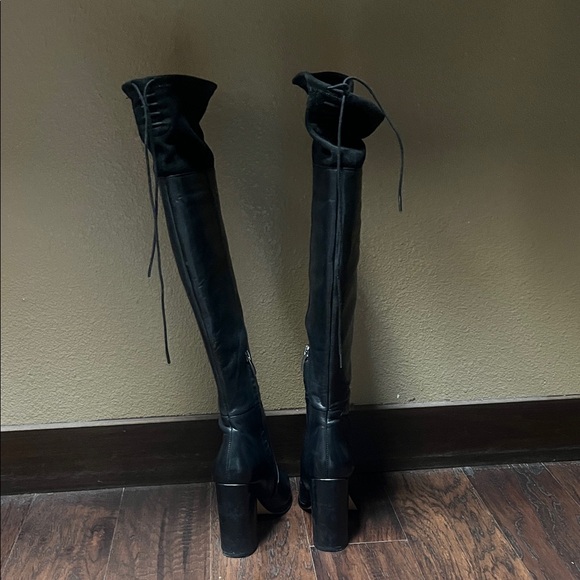 French Connection Black Over-the-Knee Boots - Picture 3 of 3